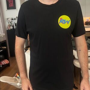 Radwood Black T-Shirt with Pink Logo